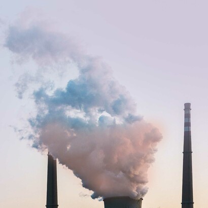 Carbon dioxide keeps some of the sun's energy from reflecting into space, and that warms the Earth's surface