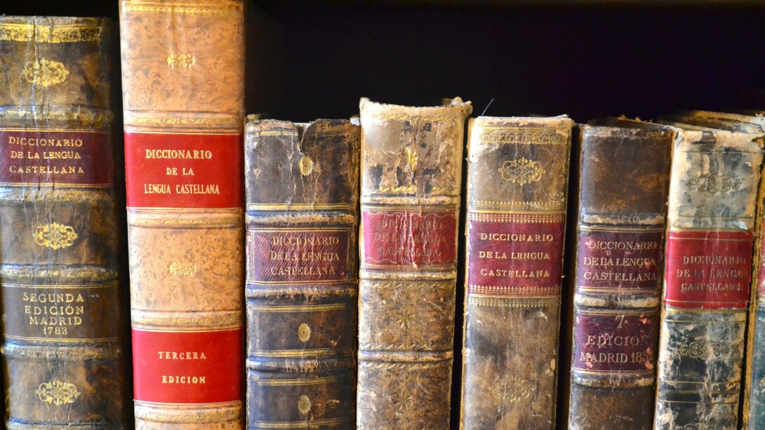 Diccionarios de la lengua castellana en la biblioteca de la Real Academia Española, Madrid, España