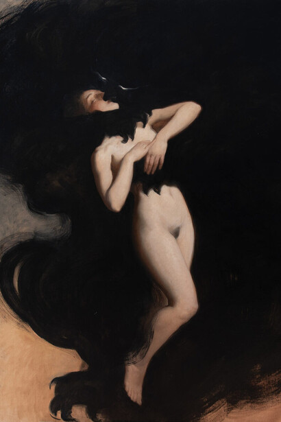 Daniela Astone, The kiss, 2023. Courtesy of Grenning Gallery