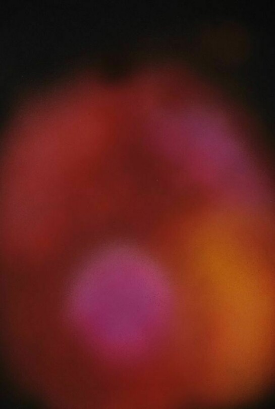 Desirée Holman - Aura, Helena Blatvasky 2013, gouache on paper, 30 x 22 inches