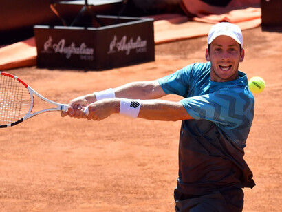 L’inglese Cameron Norrie, numero 49 della classifica ATP che ha sconfitto il nostro Cecchinato nell’ultimo turno del torneo di qualificazione (foto Adelchi Fioriti)
