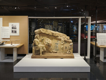 Objets en question, vue d'exposition. Avec l'aimable autorisation du Musée du Quai Branly