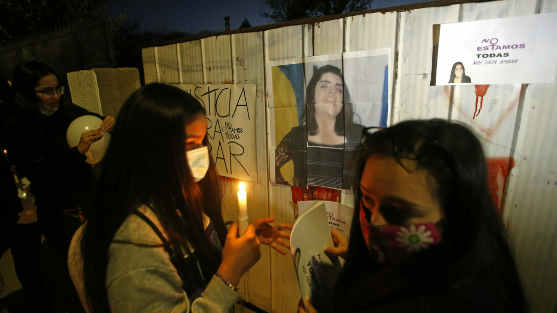 Protestas por el asesinato de Ámbar Cortejo