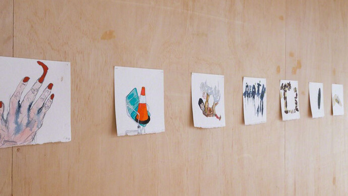 Eve Wood, Exhibition view. Courtesy of Ochi Projects