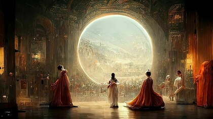 Théâtre d’Opéra Spatial: Jason Allen ganó, año 2022, un concurso de arte con ésta imagen hecha con IA