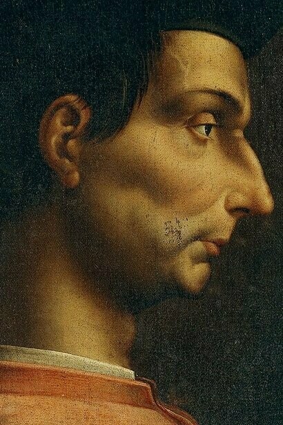 "Retrato de Nicolás Maquiavelo", óleo sobre lienzo, Antonio Maria Crespi Castoldi, siglo XVII