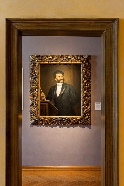 Johann Strauss Wohnung, ausstellungsansicht. Mit freundlicher genehmigung des Musa Museums