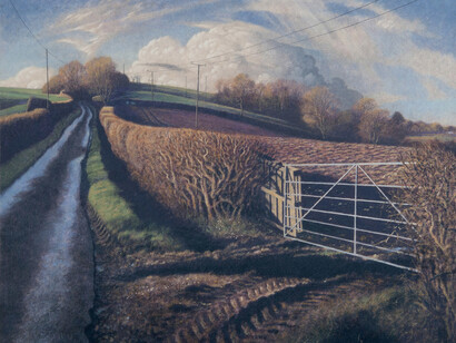 James Lynch, Stout Hill, (High Ham) 48.5 x 58.5 cm