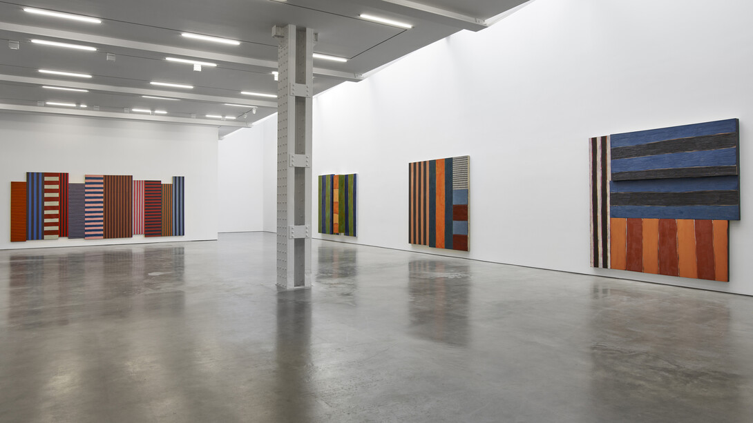 Sean Scully, Duane street, 1981-1983, exhibition view. Courtesy of Lisson Gallery