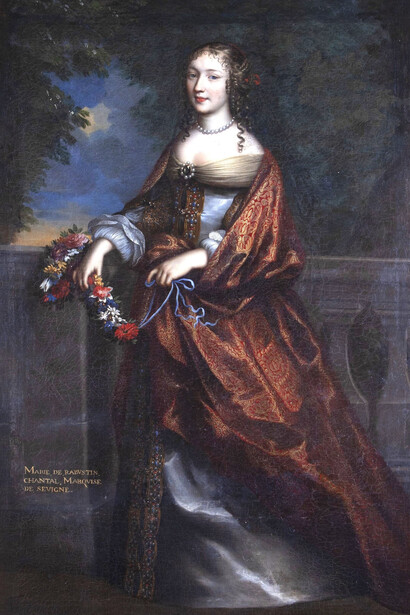 Jean Nocret, Marie de Rabutin-Chantal, marquise de Sévigné (1626-1696) (détail), vers 1645-1650. Avec l'aimable autorisation du Musée Carnavalet