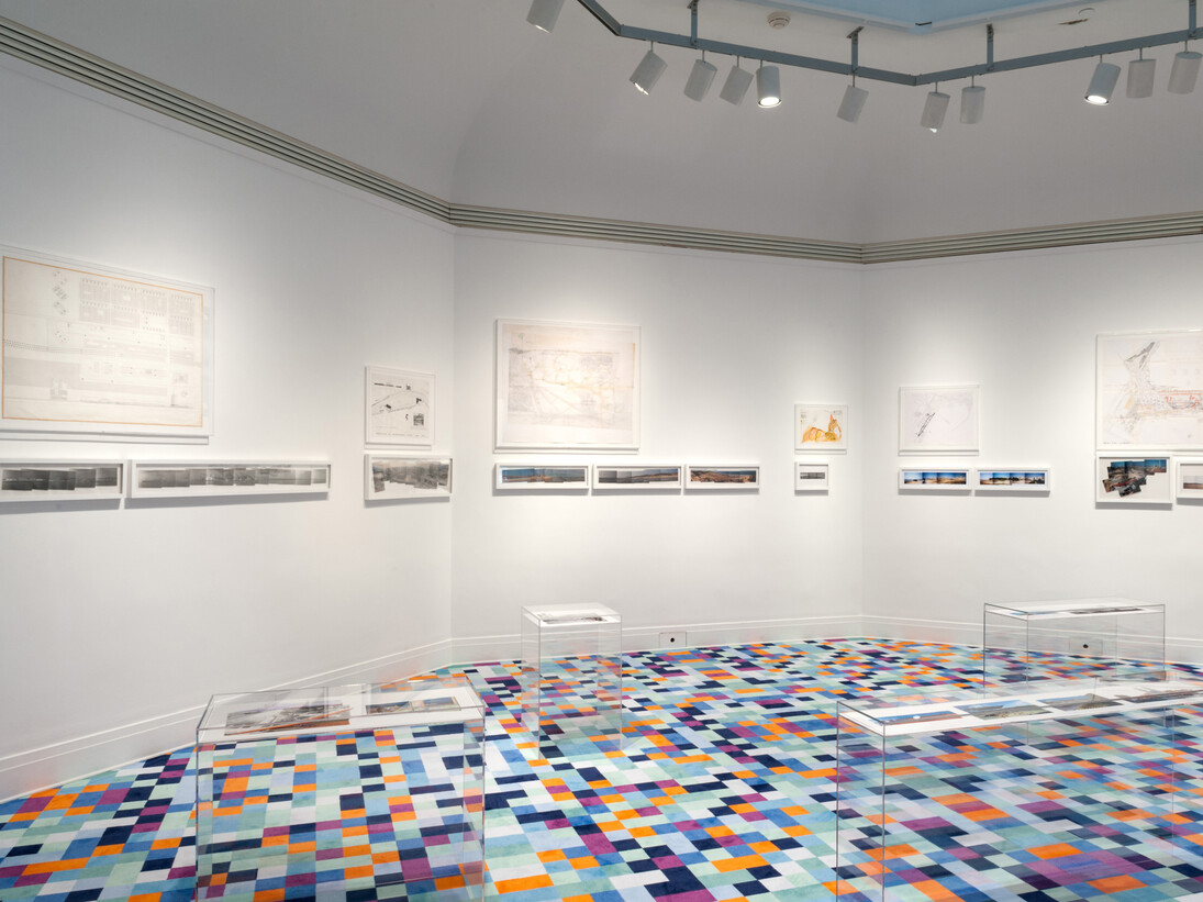 Installation view of the exhibition “Landscapes of the Hyperreal: Ábalos & Herreros selected by SO – IL“ at the Canadian Centre for Architecture, 2015. © CCA, Montréal