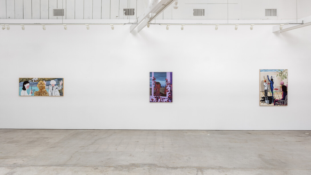 Chris Fallon, Under the Vast Indifference, 2023, exhibition view. Courtesy of the Landing Gallery and Charles White/JWPictures