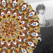 Marija Nemcenko
No more than vodka & kebabs 
Photographic print (one of three)
No more than vodka & kebabs by Marija Nemčenko co-opts the visual language of advertising as a way to explore stereotypes relating to migration, as well as the artist’s own identity. 
