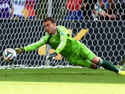 Igor Akinfeyev in Belgio vs Russia