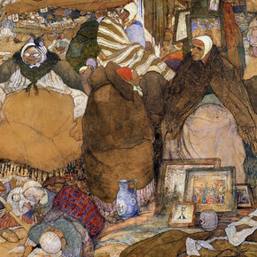 Jules De Bruycker, The old market in Ghent, 1922. Courtesy of Musée des Beaux-Arts de Gand