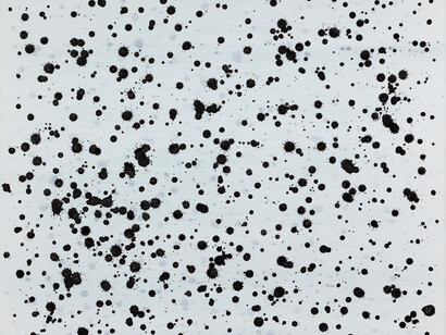 Julie Umerle, Transoxide XI, 2016, 50 x 60 cm, Aquacryl and shellac ink on wet stretched paper