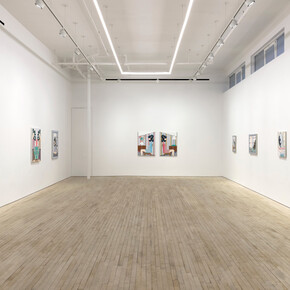 Deborah Druick, Past present tense, exhibition view. Courtesy of Nino Mier Gallery