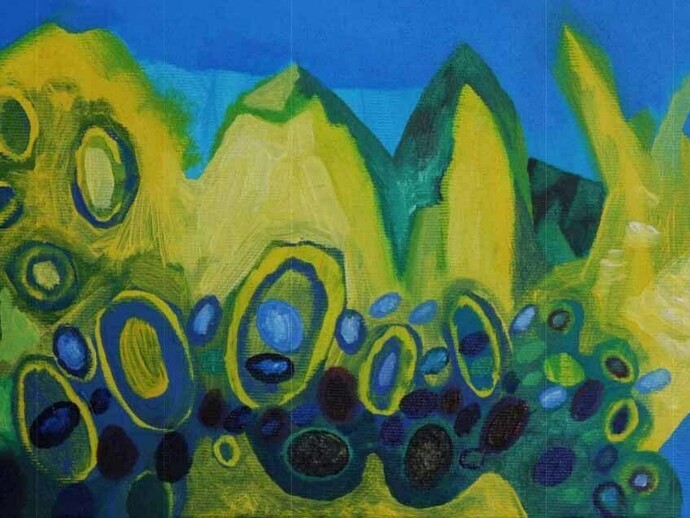 The Peak, 20 x 30 cm, oil on canvas, 2007