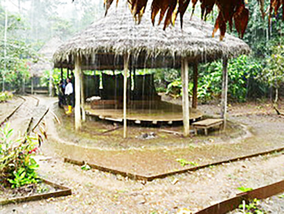 Downpour at Ecotourism camp, Naku @ Ashish Kothari