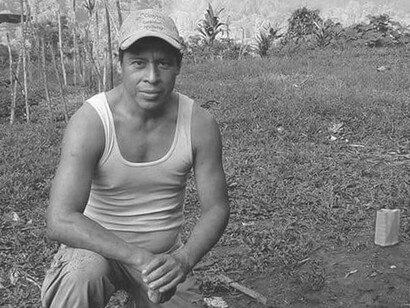 El dirigente indígena Jhery Rivera, asesinado en la comunidad de Mano de Tigre por terratenientes durante un ataque en tierras ancestrales recuperadas