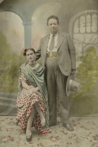 Victor Reyes, Wedding portrait of Frida Kahlo and Diego Rivera, 1929. Courtesy of Museum of Fine Arts, Boston