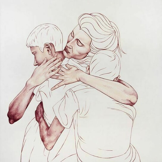 Pietro Librici, Senza Titolo, Olio su tela, 100x100cm, 2013