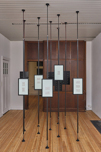 Pierre Gaignard, latent_breath_(), vue de l'exposition. Avec l'aimable autorisation de la Galerie Eric Mouchet