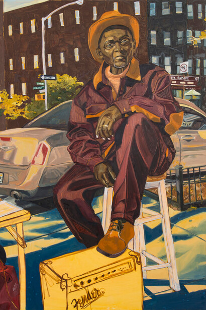 Jordan Casteel, James, 2015. Courtesy of Philadelphia Museum of Art
