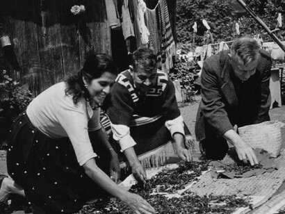 Wasson en busca de hongos alucinógenos en un mercado