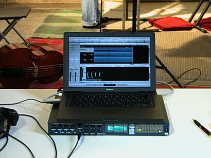 Professional Recording Engineer's Laptop © Dominic Eckersley