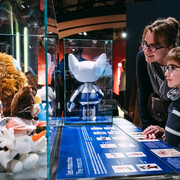 Dauerausstellung des Olympischen Museums, ausstellungsansicht. Mit freundlicher genehmigung des Olympischen Museums
