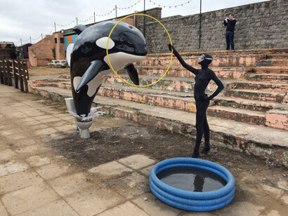 Banksy, Dismaland, exhibit (2015) © The artist, ph. Christopher Jobson for Colossal