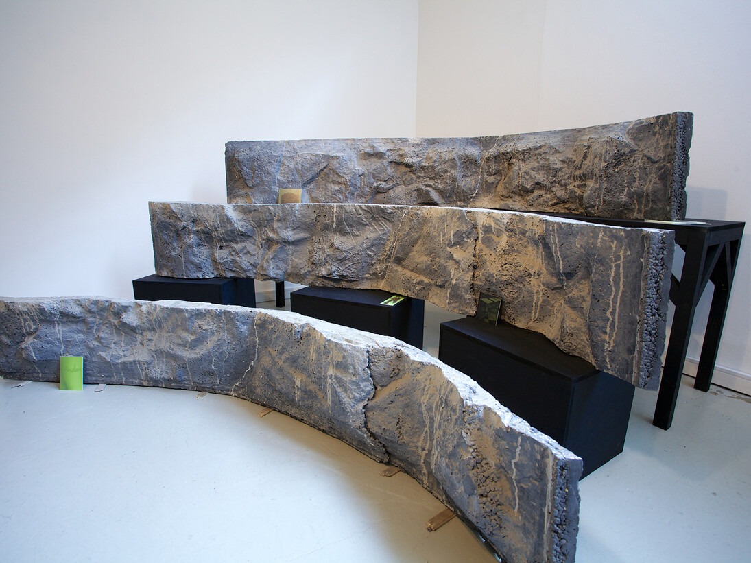 Installation view of Jim Woodall, 'Landscapes of Uncertainty' at Marsden Woo Project Space (2014) photo © Philip Sayer, courtesy of Marsden Woo Gallery, London  
