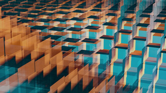 Lavoro digitale che crea un'illusione ottica