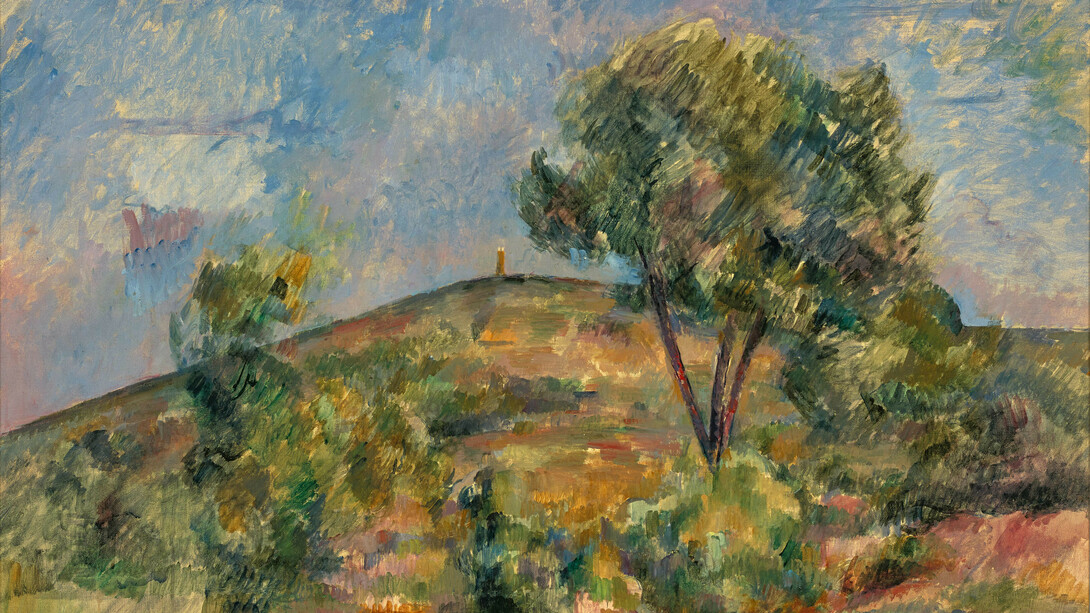 Paul Cézanne, Landscape near Aix with the Tour de César, 1895. Courtesy of the Van Gogh Museum
