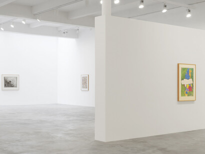 Jasper Johns, Drawings 1982–2021, exhibition view. Courtesy of Matthew Marks Gallery