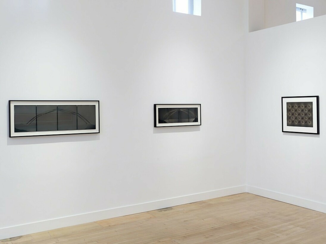 Chris McCaw. Time and Tides, Exhibition view. courtesy of Haines Gallery