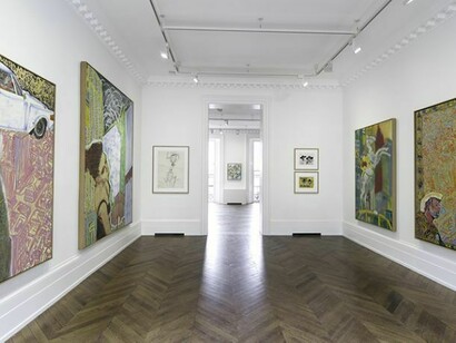 Peter Doig, Early Works, installation views, Courtesy Michael Werner Gallery, New York and London