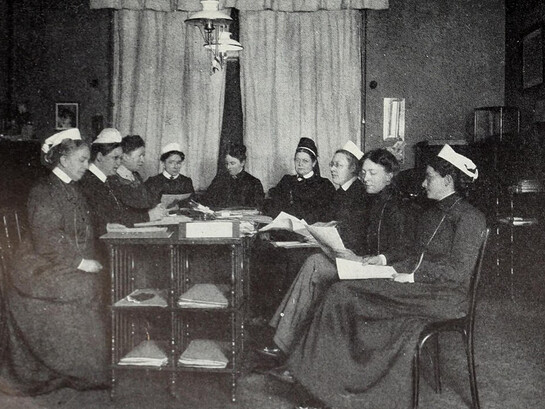 Reunión directiva de la Asociación Alemana de Enfermeras, 1912