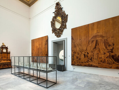 Barock rokoko klassizismus, ausstellungsansicht. Mit freundlicher genehmigung des Museum für angewandte Kunst