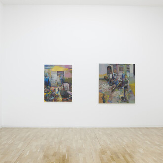 Aelita Le Quément, Blutorange, ausstellungsansicht. Mit freundlicher genehmigung der Galerie Jahn und Jahn