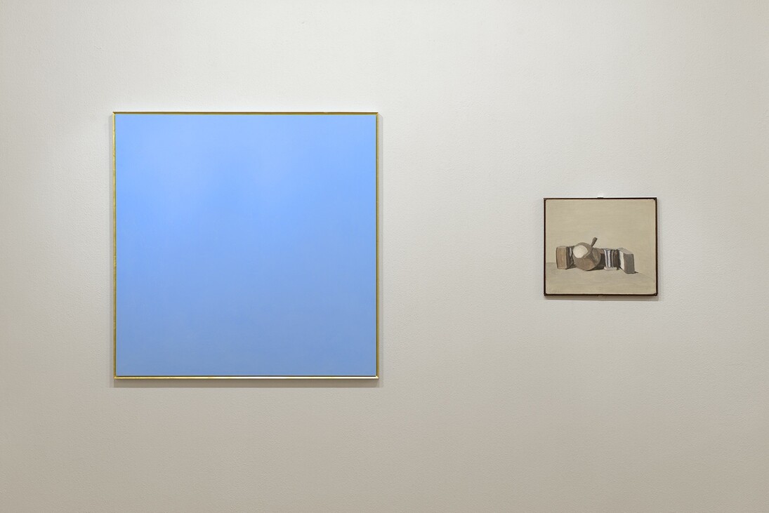 Morandi e Spalletti, Un dialogo di luce. Courtesy Galleria d'Arte Maggiore G.A.M., Bologna