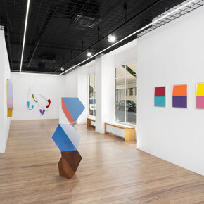 Henrik Eiben, Gap in the clouds, exhibition view. Courtesy of Galerie Lange + Pult