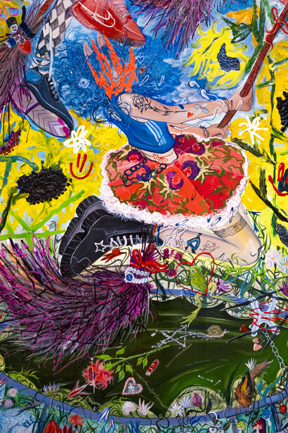 Vladimir Kartashov, Witches (detail), 2024