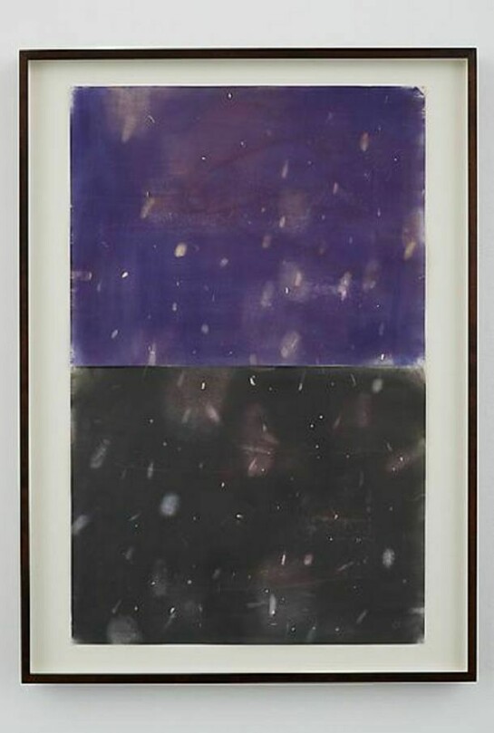 Kon Trubkovich, Untitled (Snow), 2014, Mixed media on paper, 29 x 22 1/2 inches 73.7 x 57.2 cm