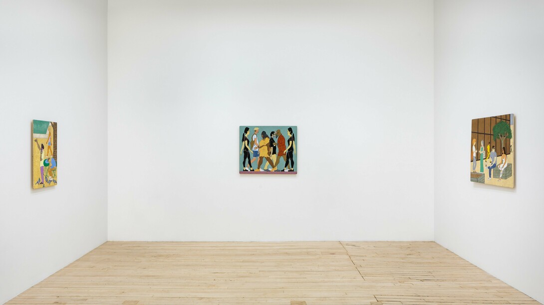 Exhibition View, Yves Tessier, Pedestrians, 2024. Courtesy of Shrine Gallery