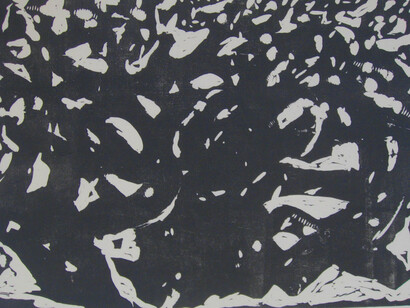 Tree Pulsation B, 2004, Woodcut print, Edition of 15, 17x24.5inches, 43x62.15cm