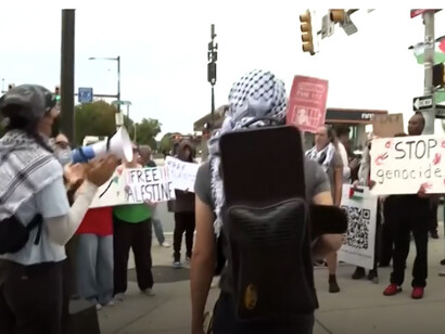 Demostración a favor de Gaza. ¿Habrá concierto? Sí, ¡muchos más! Ed Sheeran seguirá su gira, pero varios músicos se han bajado de su barco. Lincoln Financial Field, Pensilvania, EE.UU.