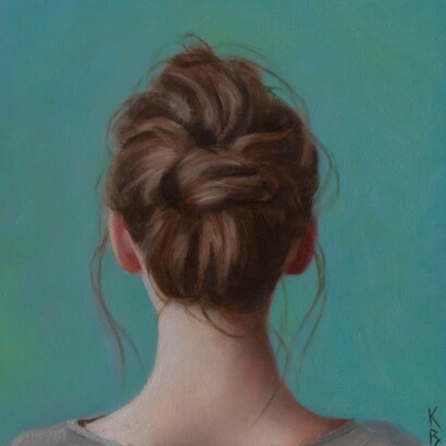 Kelly Birkenruth, Teal tranquility, 2026. Courtesy of Abend Gallery