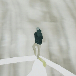 Vivian Kahra, Man Standing, 2016. Courtesy of Susan Eley Fine Art